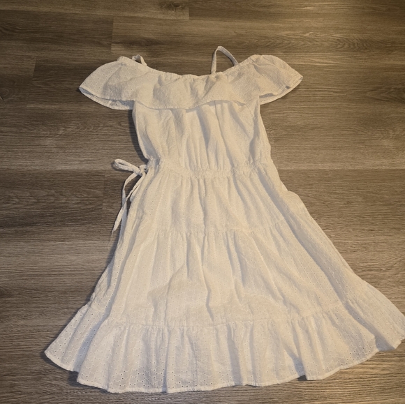 Design History White Off-Shoulder Eyelet Sundress - Picture 7 of 10